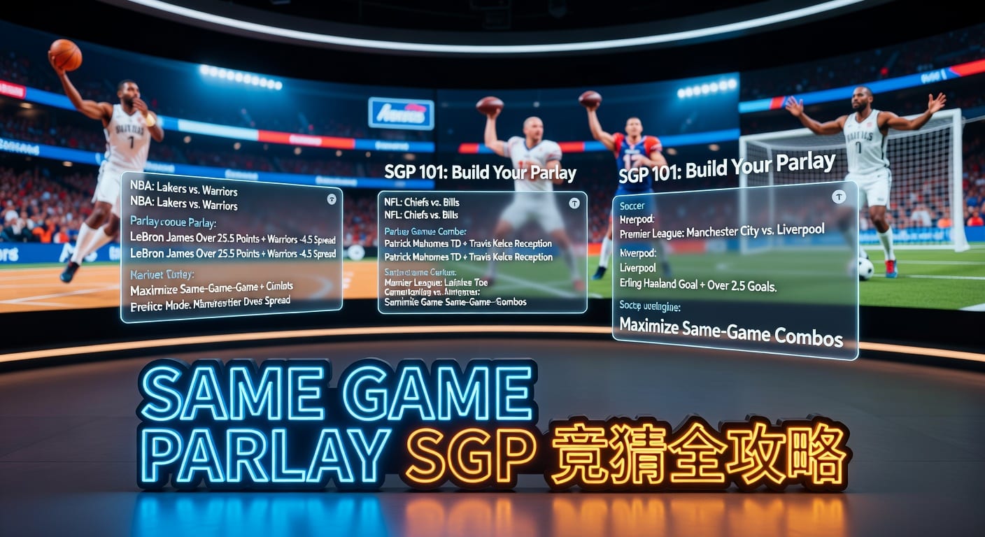 same game parlay SGP 投注技巧与同场串关解析