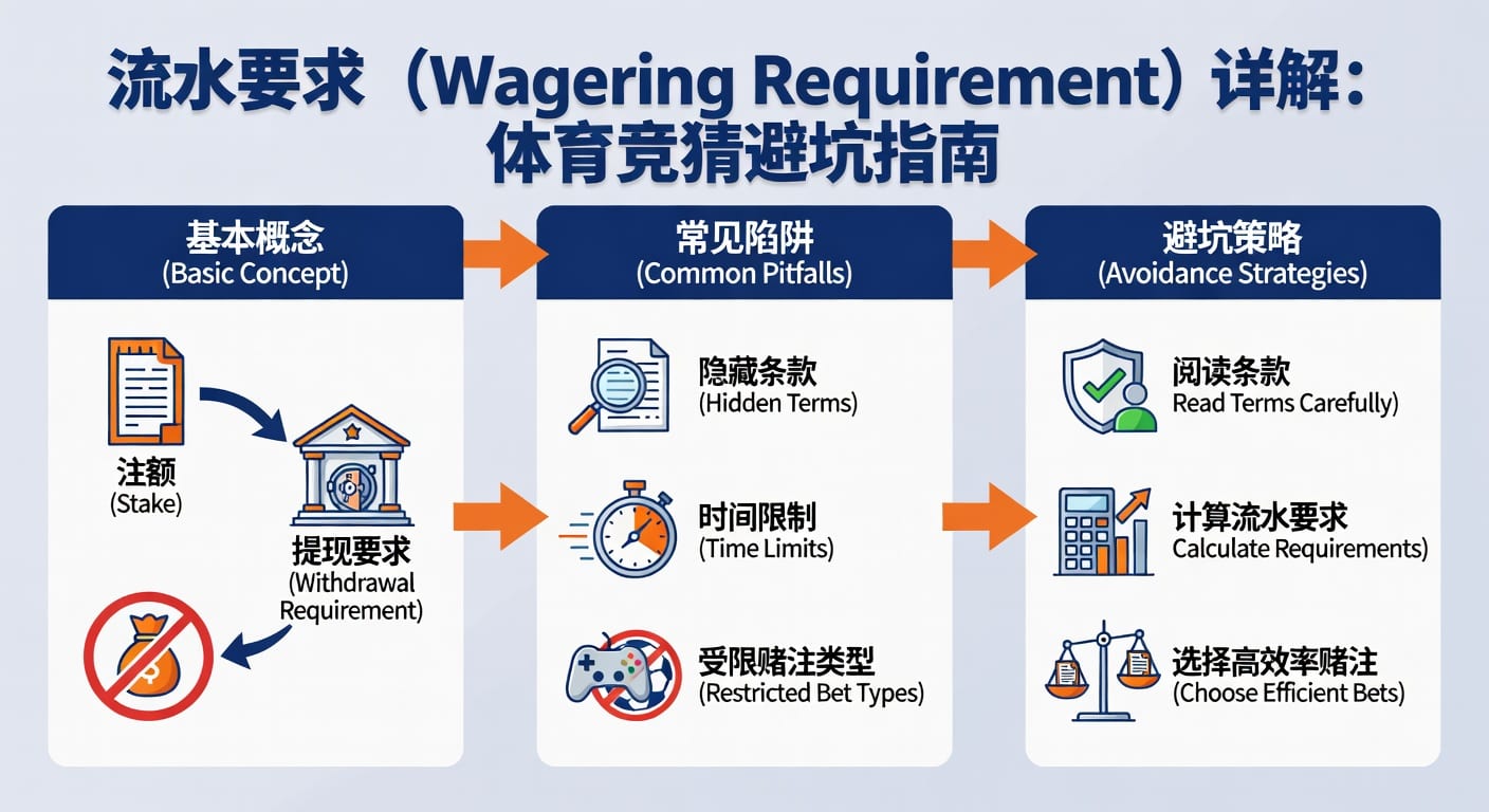 流水要求 sports wagering requirement：体育投注流水解析