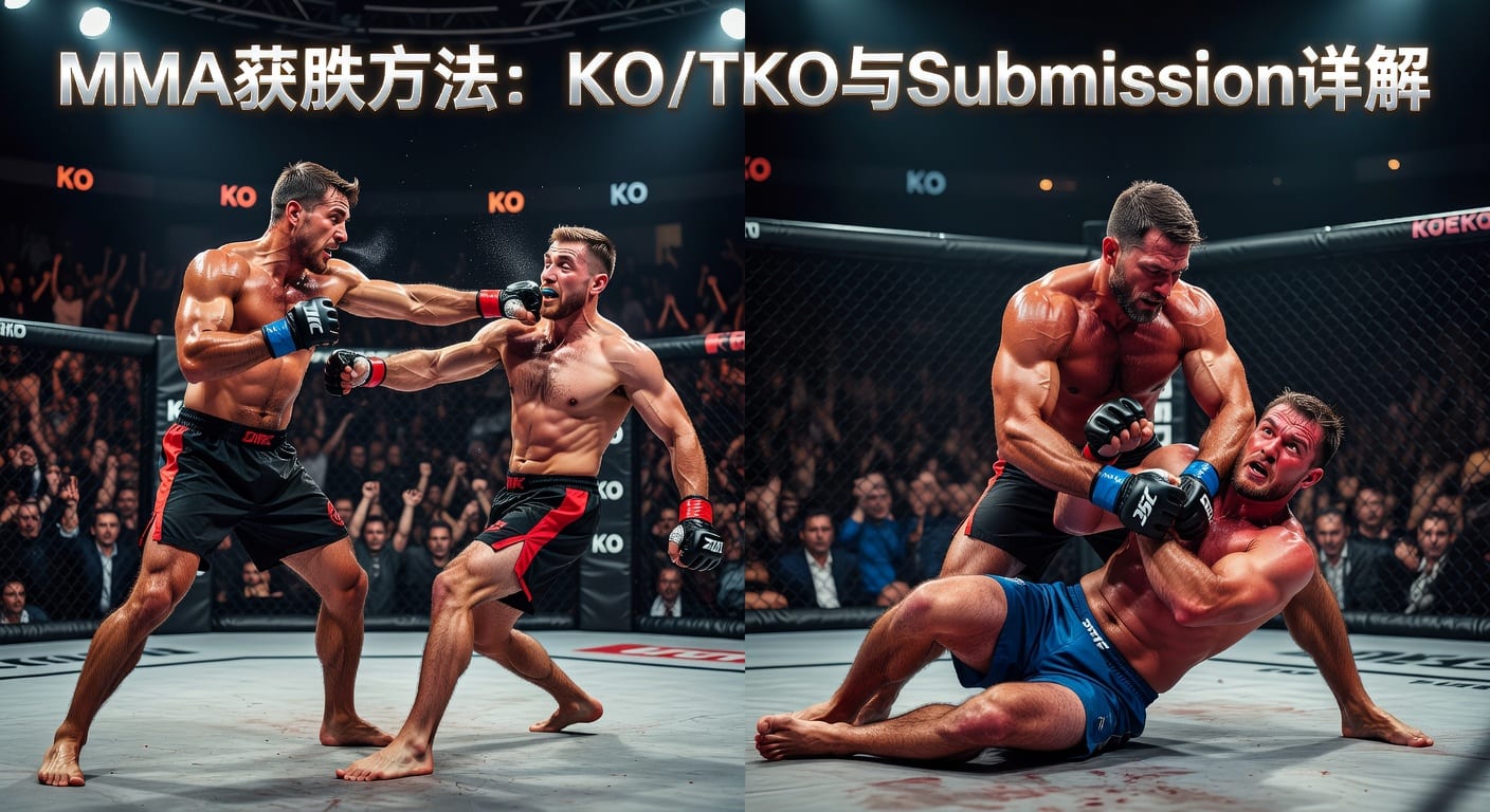 MMA方法 KO/TKO Submission 赛前判断解析